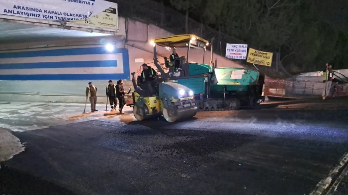 Alikahya’daki menfez yeniden trafiğe açıldı